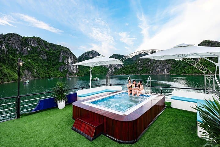 Halong Bay Day Cruise from Hanoi — Luxury Buffet, Jacuzzi & Titop Island Views photo 4