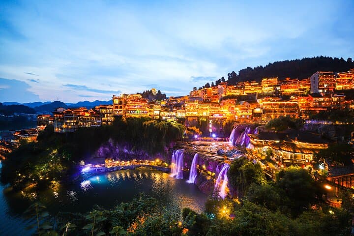 Full-Day Zhangjiajie: Tianmen Mountain Glass Walkway and Evening in Furong Town photo 2