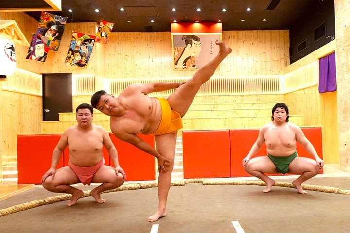 Sapporo Sumo Show: Live Rikishi Demonstrations, Chanko-nabe Dinner & Souvenir Photo photo 2