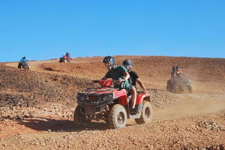 Agafay Desert Quad Biking, Sunset Camel Ride & Dinner Under the Stars
