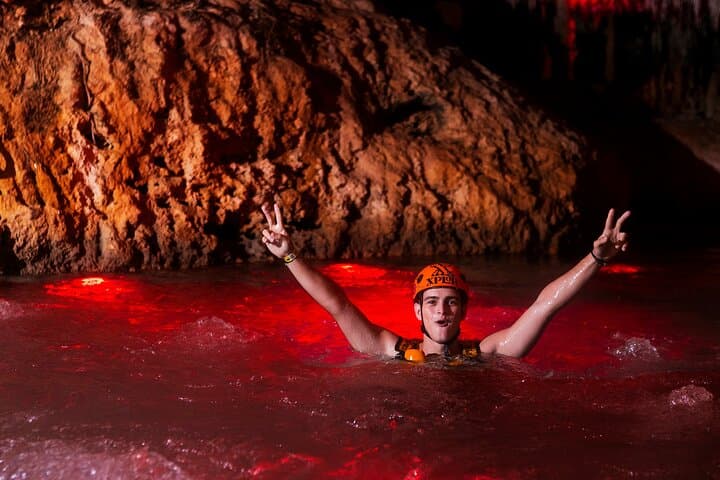 Xplor Fuego Night Adventure: Ziplines, Amphibious Vehicles & Underground Rivers in Riviera Maya photo 6
