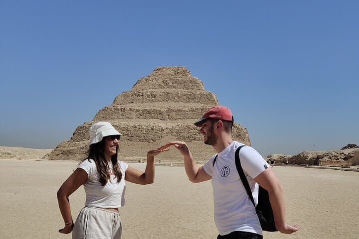 Giza Pyramids & Sphinx Guided Tour — Camel Ride, Grand Museum & Nile Walk photo 2