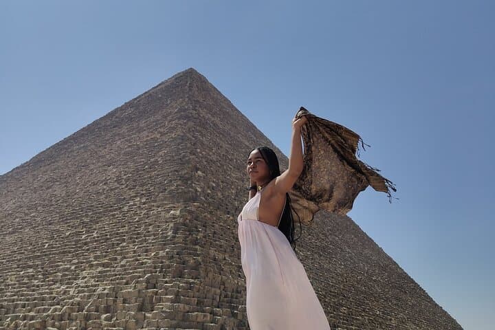 Giza Pyramids & Sphinx Guided Tour — Camel Ride, Grand Museum & Nile Walk photo 3