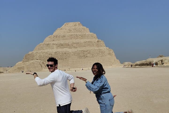 Giza Pyramids & Sphinx Guided Tour — Camel Ride, Grand Museum & Nile Walk photo 4