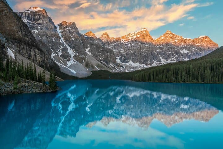 Moraine Lake Sunrise & Daytime Tour with Lake Louise Option