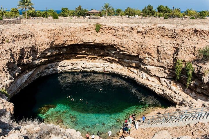 Wadi Shab & Bimmah Sinkhole: Full-Day Private Coastal Adventure from Muscat photo 2