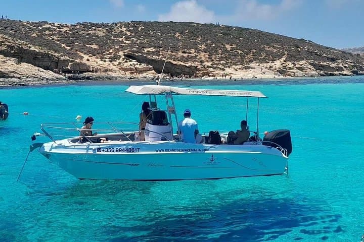 Private Boat Charter to Blue Lagoon & Comino: Swim, Snorkel and SUP from Malta photo 1