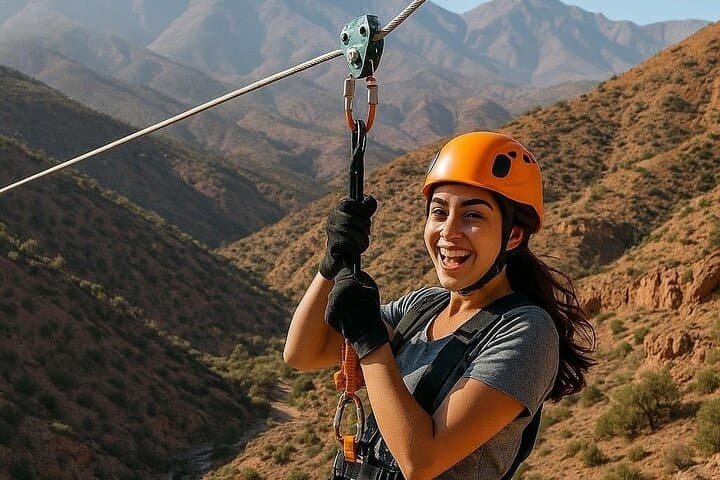 Atlas Mountains Zipline at Terre d’Amanar: Marrakech Day Trip with Berber Village Visit