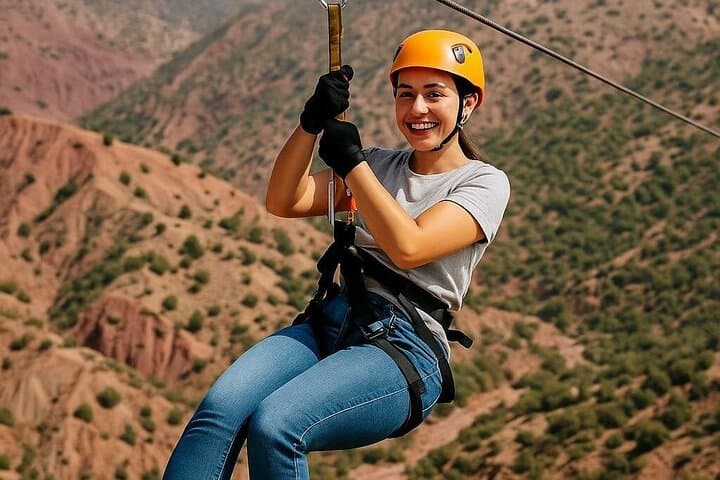Atlas Mountains Zipline at Terre d’Amanar: Marrakech Day Trip with Berber Village Visit photo 3