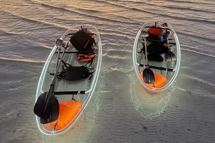 Transparent Kayak Sunset Toast Tour in Isla Holbox