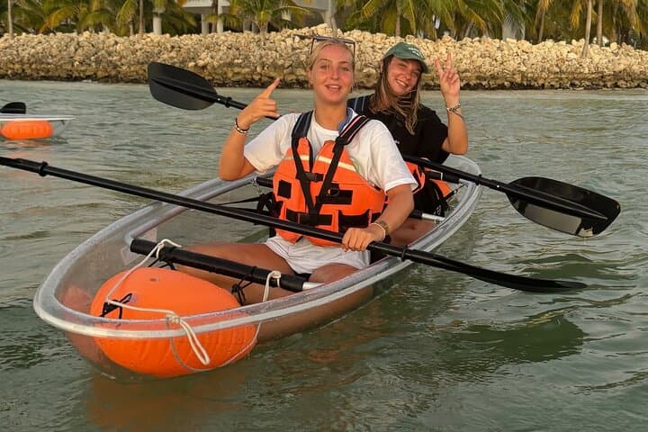 Transparent Kayak Sunset Toast Tour in Isla Holbox photo 2