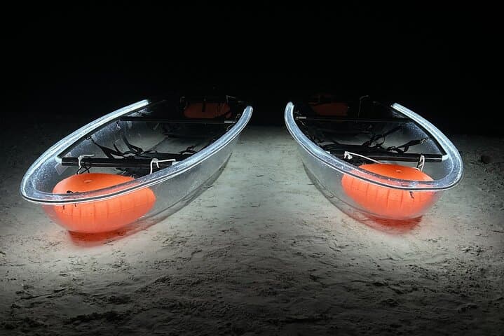 Clear Kayak Bioluminescence Tour in Holbox — Paddle the Glowing Sea photo 3