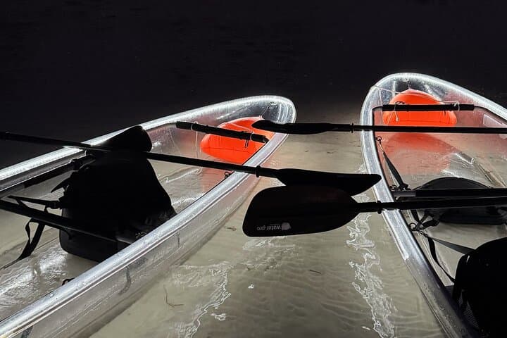 Clear Kayak Bioluminescence Tour in Holbox — Paddle the Glowing Sea photo 2