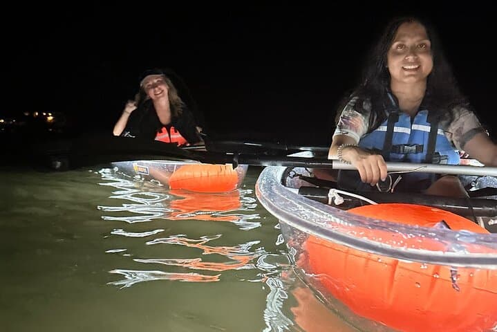 Clear Kayak Bioluminescence Tour in Holbox — Paddle the Glowing Sea photo 5