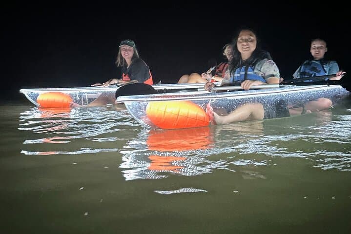 Clear Kayak Bioluminescence Tour in Holbox — Paddle the Glowing Sea photo 6