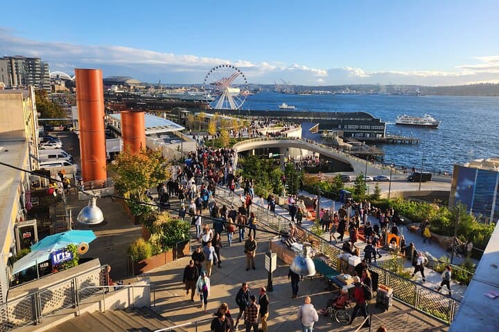 Seattle Waterfront History Walking Tour: Overlook Walk to Pioneer Square
