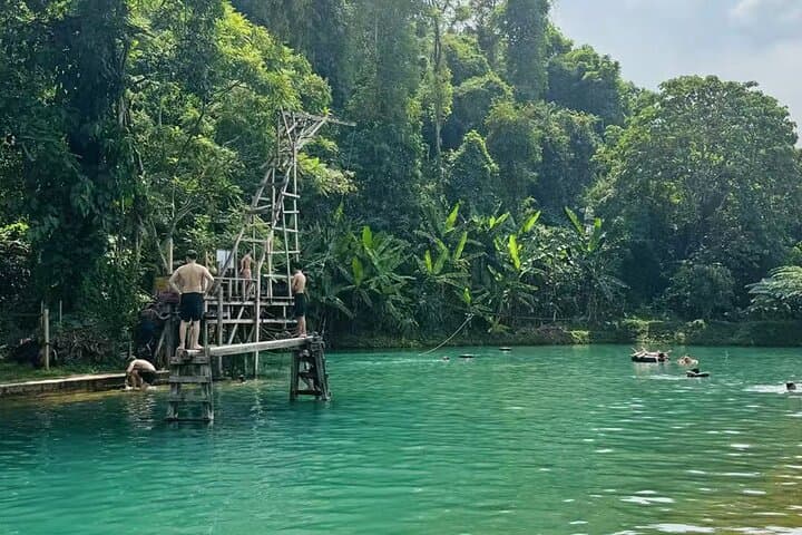 Vang Vieng Full-Day: Zipline, Tham Chang Cave Rafting, Kayak & Blue Lagoon 3 photo 4