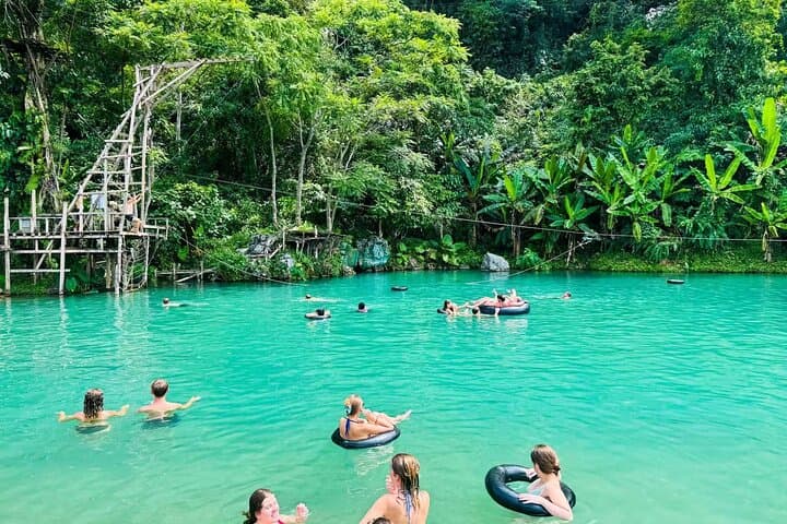 Vang Vieng Full-Day: Zipline, Tham Chang Cave Rafting, Kayak & Blue Lagoon 3 photo 3