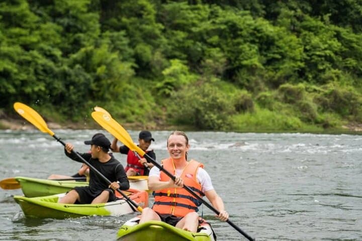 Vang Vieng Kayaking: Nam Song River Khmu Village Rapid & Float Tour photo 4