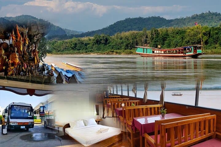 Slow Boat from Chiang Rai to Luang Prabang: 2-Day Mekong Cruise & Pak Ou Caves