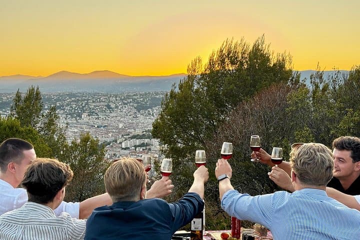 Nice Sunset Aperitif in a 4x4 Defender: Fort du Mont Alban & Villefranche Views photo 1