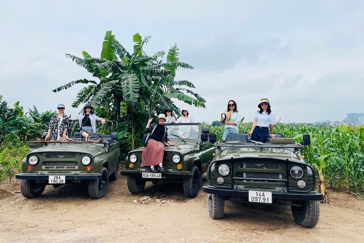 Hanoi Old Quarter Jeep Experience — Half-Day Vintage Jeep Tour of Hidden Alleys
