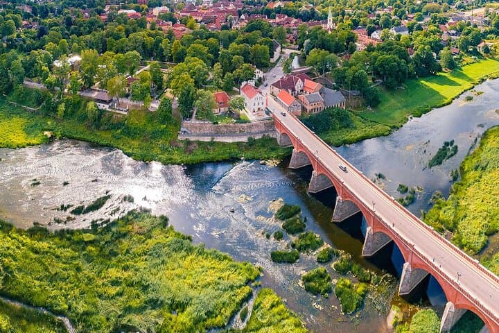 Day Trip to Kuldīga: Europe's Widest Waterfall and Local Wineries from Riga