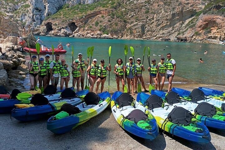 Sea Kayak to Cala Granadella, Cova del Llop Marí & Ambolo — 3-Hour Jávea Paddle