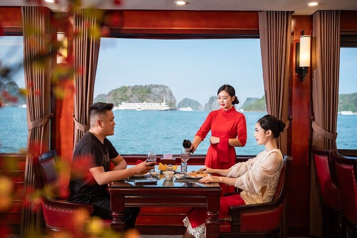 Ha Long Bay Day Cruise: Sung Sot Cave, Luon Lagoon & Titop Island (Diamond Luxury) photo 3