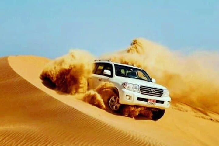 Evening Abu Dhabi Desert Safari with BBQ Dinner, Dune Bashing & Falcon Experience photo 2