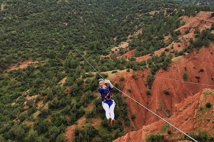 Atlas Mountains Zipline Adventure from Marrakech — 4 Ziplines, Berber Lunch & Argan Visit photo 1