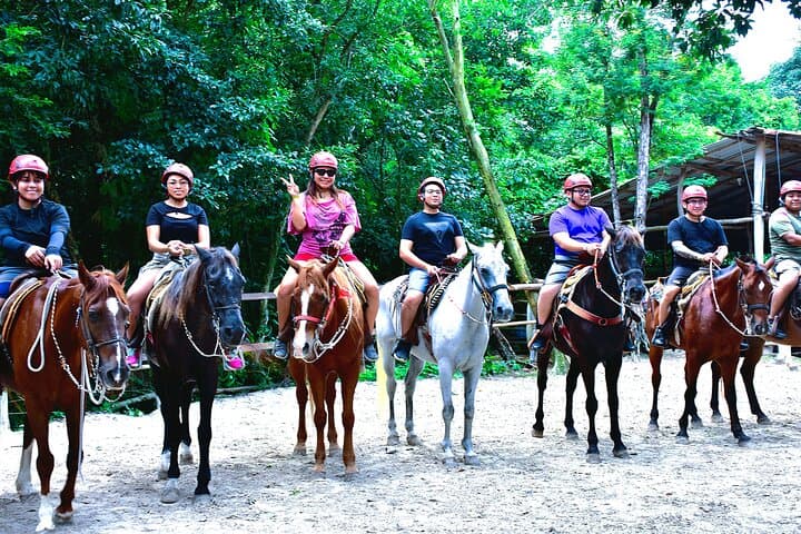 Riviera Maya Jungle Adventure: ATV, Zipline, Horseback & Cenote Swim photo 2