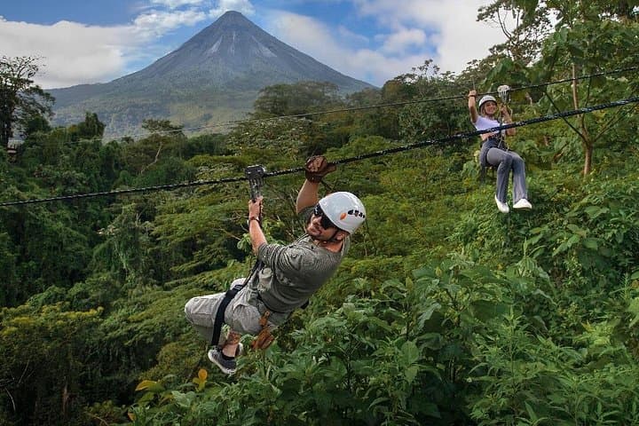 Arenal Canopy and Hot Springs Day Trip: Zip, Soak, and Local Lunch photo 1