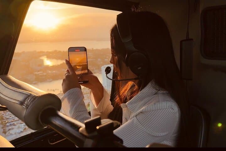 Private Miami Sunset Helicopter Tour: Golden Hour Over Beaches and Skyline