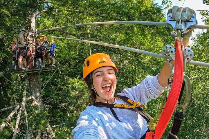 Tree Tops Zip Line Canopy Tour — New River Gorge Hemlock Forest Zip & Rappel