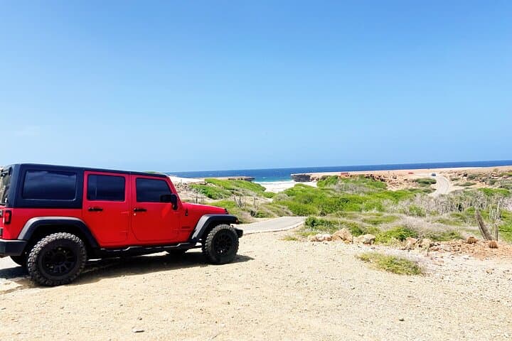 Aruba Half-Day Private Jeep Tour — Ayo Rock Formations, Turtle Point & Snorkel