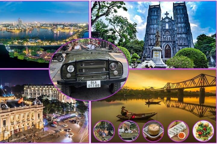 Hanoi Jeep Food Safari: Open-Air Jeep Night Tour of Street Food & Historic Sights photo 6