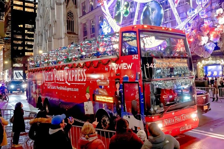 NYC Holiday Lights Sightseeing Bus Tour — 75‑Minute Midtown Holiday Lights Experience photo 2