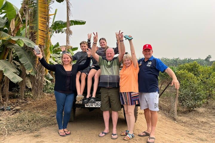Jeep Tour to Hanoi Countryside: Giang Bien Farming, Cooking & Hammock Weaving photo 2
