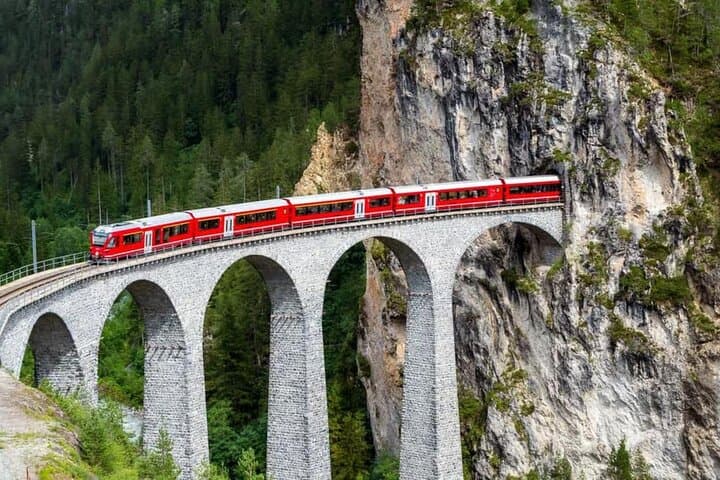 Bernina Express from Milan: Scenic Guided Train Tour to St. Moritz & Tirano photo 2