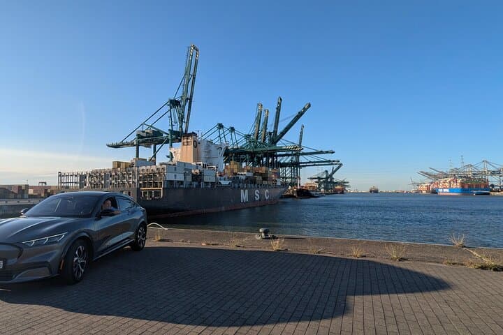 Antwerp Port Private Car Tour: Insider Drive to Deurganckdok, Lillo & Kuifeend photo 2