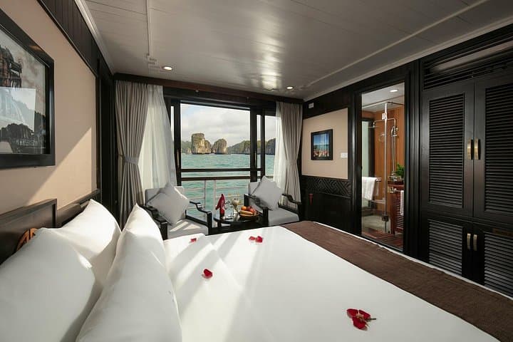Premium 2-Day Cruise to Bai Tu Long Bay: Kayaking, Caves & Floating Villages photo 4