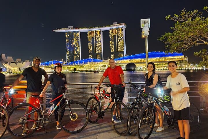 Marina Bay Night Bicycle Tour: Glide Singapore’s Illuminated Waterfront