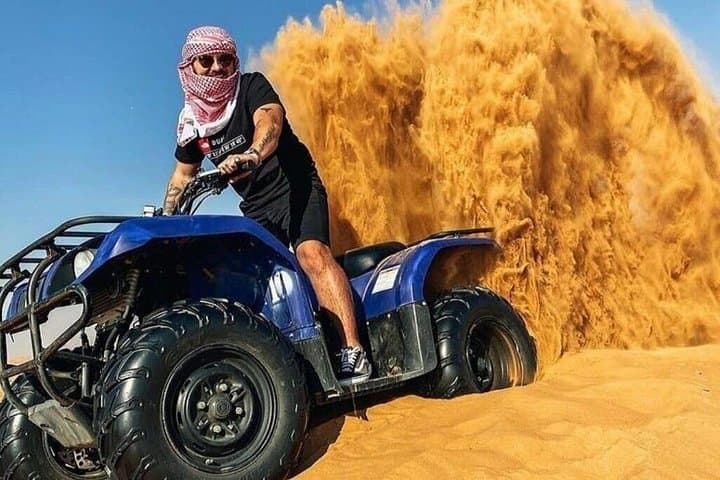 Dubai Big Red Quad Bike Tour: Private Pickup & 60-Minute Dune Ride photo 4