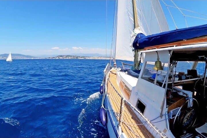 Winter Sunset Cruise on Heated Sailboat off Cannes photo 5