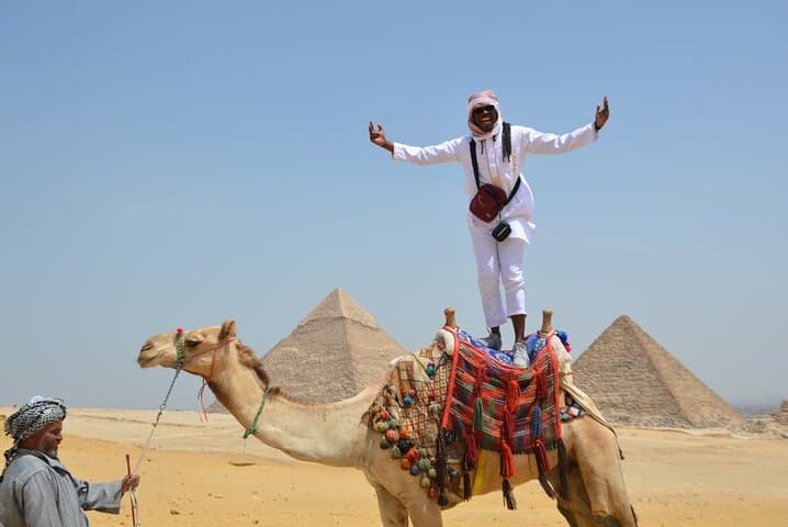 Private Half-Day Giza Pyramids & Sphinx Tour with Camel Ride