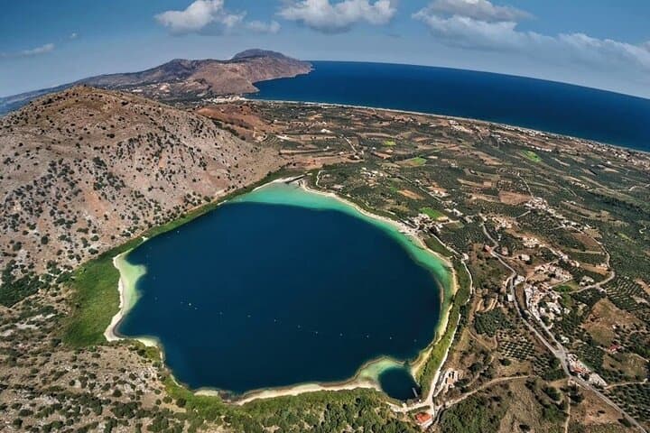 Kournas Lake, Olive Mill & Winery Half-Day Tour from Chania