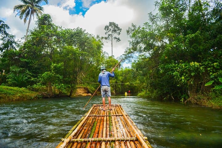 Phuket to Phang Nga: Bamboo Rafting, Monkey Cave & Jungle ATV Adventure