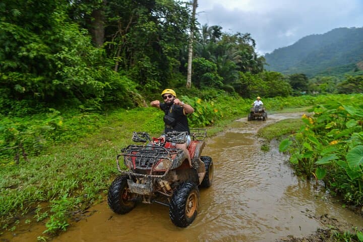 Phuket to Phang Nga: Bamboo Rafting, Monkey Cave & Jungle ATV Adventure photo 4