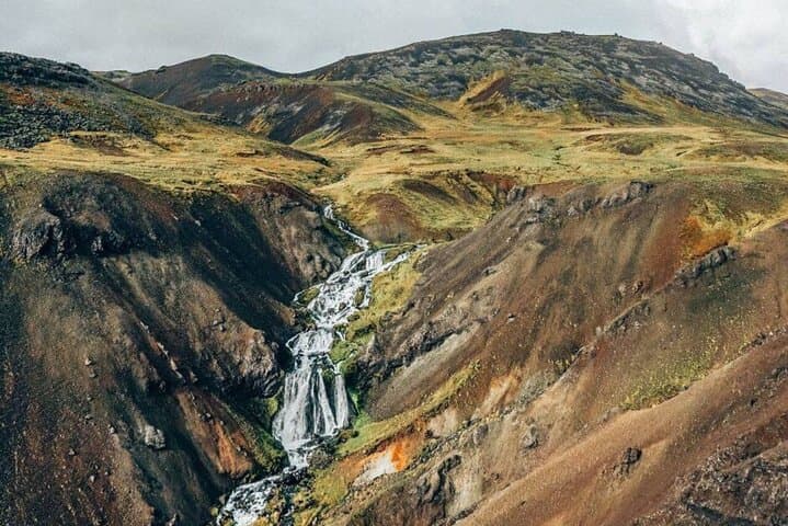 Night Hike to Reykjadalur Hot River: Private Northern Lights Experience from Reykjavík photo 5